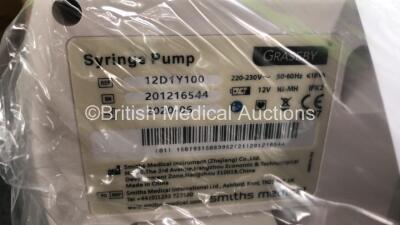 3 x Smiths Medical Graseby 2100 Syringe Pumps *Mfd - 2020* (Like New - In Boxes) *Stock Photo* - 6