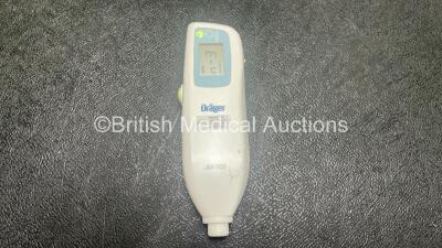 2 x Drager JM-103 Jaundice Meters with 2 x JM-A30 Charger Units and 2 x AC Power Cables (Both Power Up) *SN 3203160, 7063416, 3203159, 7063417* - 3