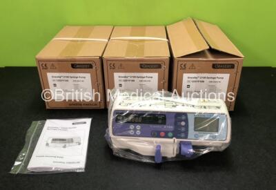 3 x Smiths Medical Graseby 2100 Syringe Pumps *Mfd - 2020* (Like New - In Boxes)