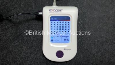 2 x Exogen Bioventus Ultrasound Bone Healing Systems with 2 x Power Supplies and Accessories (Both Power Up) - 2