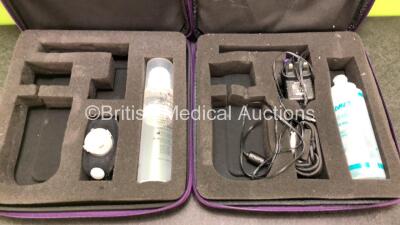 2 x Exogen Bioventus Ultrasound Bone Healing Systems with 2 x Power Supplies and Accessories (Both Power Up) - 5