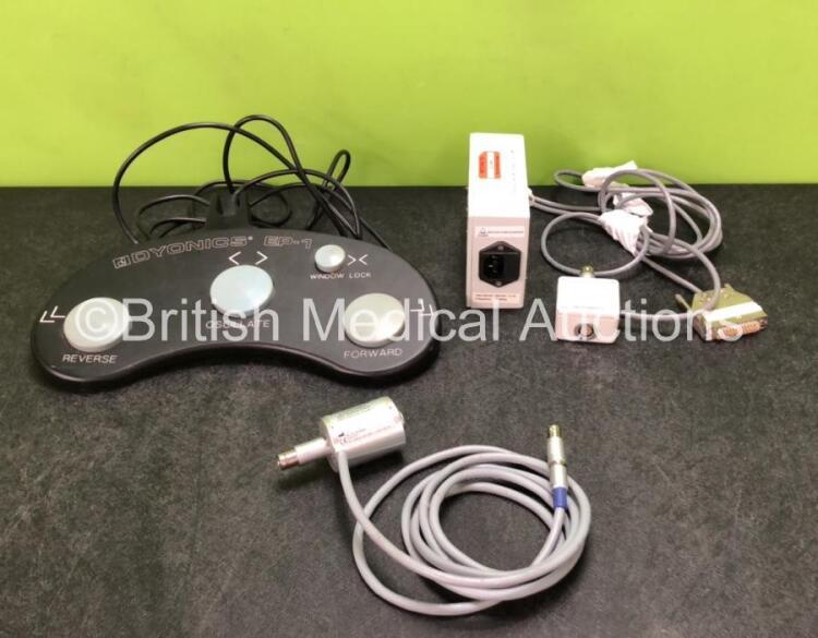 Job Lot Including 1 x Dyonics EP-1 Footswitch, 1 x Medical Vision Shaver Interface Box B2 and 1 x Depuy FMS Hand Control Interface