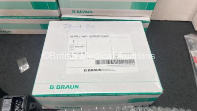 Job Lot of B Braun Spare Parts Including Infusomat fmS Spare Keypads, B Braun 230V Battery Modules and Pump Rear Plates - 4