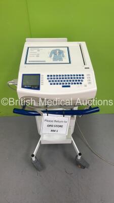 Mortara ELI 250 ECG Machine with 10 Lead ECG Leads (Powers Up)