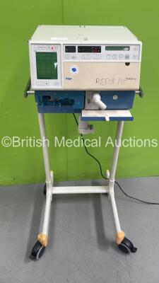 Drager Evita 2 Cap Ventilator on Stand Version 2.00 - Running Hours 46077* with Hoses (Powers Up)