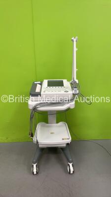 Edan SE-1200 Express ECG Machine on Stand with 10 Lead ECG Leads (Powers Up) *A/N 109349*