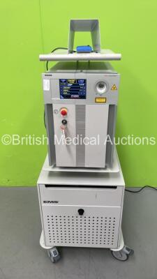 EMS Swiss LaserClast Laser System Ref FT-211 with Footswitch (Powers Up with Key - Key Included) *S/N HY00049* **Mfd 02/2014