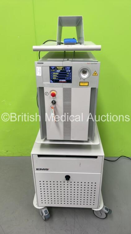 EMS Swiss LaserClast Laser System Ref FT-211 with Footswitch (Powers Up with Key - Key Included) *S/N HY00049* **Mfd 02/2014