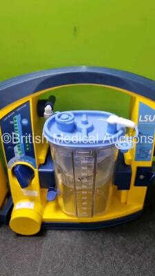 3 x LSU Laerdal Suction Units with 3 x Cups and 2 x Batteries (All Power) *SN - 2