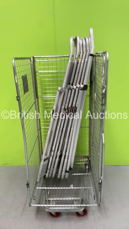 8 x Aluminium Scoop Stretchers (Cage Not Included)