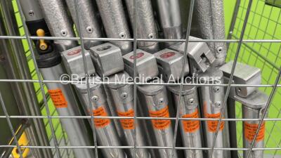 8 x Aluminium Scoop Stretchers (Cage Not Included) - 4