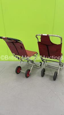 2 x Ferno Compact Evacuation Chairs (1 x Rip to Material) - 2