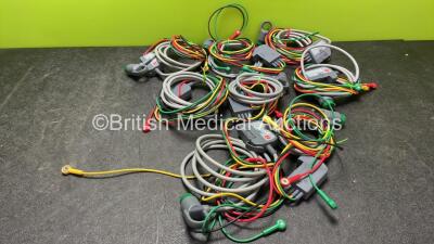 8 x Physio Control REF 11111-000019 4 Lead ECG Leads