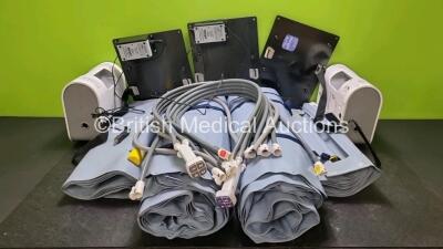 Job Lot Including 2 x Airflo Compressors with 2 x Mangar ELK Emergency Lifting Cushions, 2 x Mangar Remote Controls, 2 x Camal Emergency Lifting Cushion and 3 x Mangar Airflo Stowage Boards