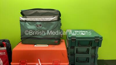 Mixed Lot Including First Aid Boxes, BP Cuffs, 2 x N20 Hoses and 1 x Burn Rescue Kit - 4