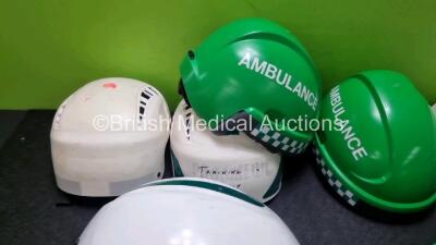 7 x Ambulance / Paramedic Safety Helmets - 3