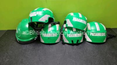 6 x Ambulance / Paramedic Safety Helmets