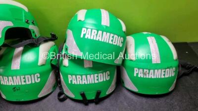 6 x Ambulance / Paramedic Safety Helmets - 2