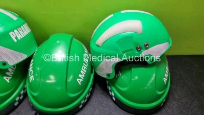 6 x Ambulance / Paramedic Safety Helmets - 2