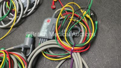 12 x Physio Control REF 11111-000021 4 Lead ECG Leads - 2