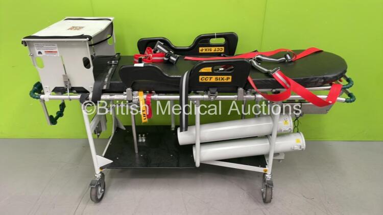 Ferno CCT SIX-P Stretcher with Mattress, Ferno Pac Rac and Straps