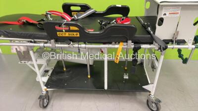 Ferno CCT SIX-P Stretcher with Mattress, Ferno Pac Rac and Straps - 3