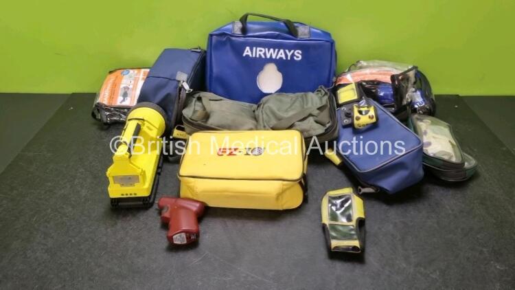 Job Lot Including 1 x EZ-10 G3 Power Driver, 1 x Light Hawk Torch and Various Mixed Ambulance Bags