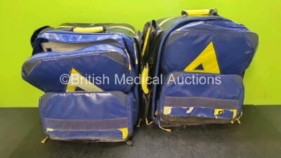 2 x Pax Emergency Blue Rucksacks