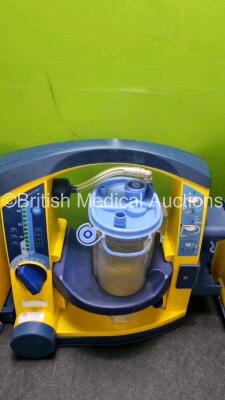 3 x LSU Laerdal Suction Units with 3 x Cups and 2 x Batteries (All Power Up) *SN 78111971316 / 78130958519 / 78300787115*& - 3