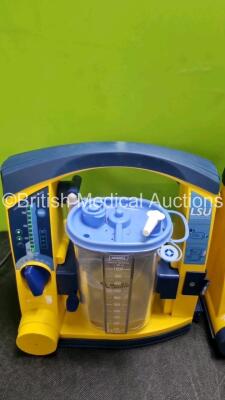 3 x LSU Laerdal Suction Units with 3 x Cups and 2 x Batteries (All Power Up) *SN 78111971316 / 78130958519 / 78300787115*& - 4