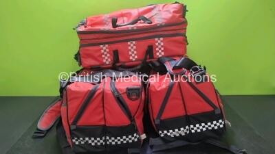 3 x Openhouse Medical Rucksack / Bags * Stock Photo Taken *