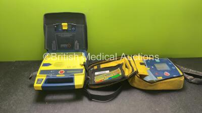 Job Lot Including 1 x Heartstart FR2 Defibrillator in Carry Case (Powers Up and Passes Self Test-Battery Not Included) 1 x Cardiac Science Powerheart AED G3 Defibrillator in Carry Case (No Power) *SN 1002073608, 4428983*