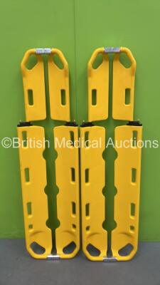 2 x Yellow Scoop Stretchers