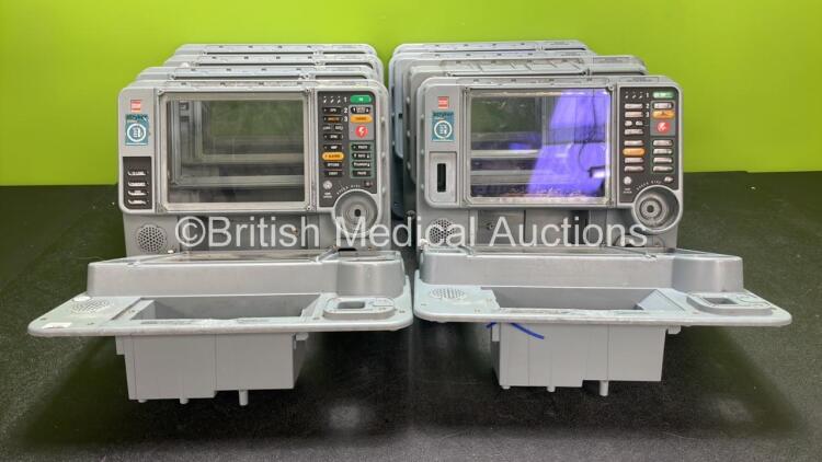 10 x Physio Control Lifepak 15 Defibrillator Front Cases *All Damaged, some with Missing Buttons-See Photos*