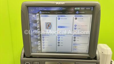 Alcon Constellation Vision System Phacoemulsification Machine Ref 8065751150 Rev R Software Revision REL_5.40.26 with 1 x Alcon Purepoint Footswitch and 1 x Alcon Constellation Footswitch (Powers Up with Key-Key Not Included) * SN 1101349801X * * Mfd Feb - 2