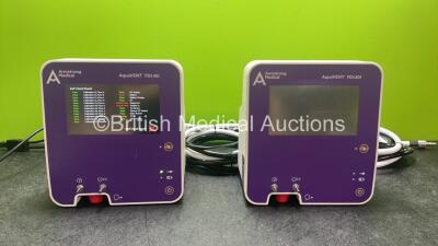 2 x Armstrong Medical AquaVENT FD140i Dual Therapy Drivers (1 Powers Up, 1 No Power)