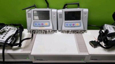 Job Lot Including 3 x Embla Communication Control Units (All Power Up) with 2 x Embla N-7000 Bedside Units, 2 x Embla MDrive and 3 x Embla Patient Units - 3