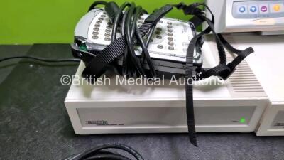 Job Lot Including 3 x Embla Communication Control Units (All Power Up) with 2 x Embla N-7000 Bedside Units, 2 x Embla MDrive and 3 x Embla Patient Units - 4