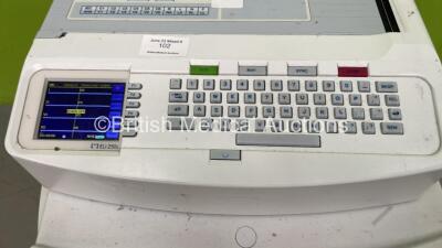 Mortara ELI 250c ECG Machine on Stand with 10 Lead ECG Leads (Powers Up) *S/N NA* - 2