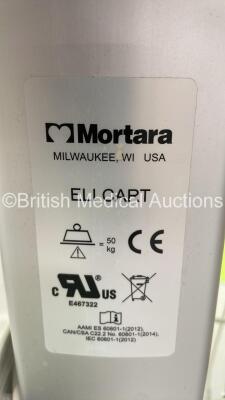 Mortara ELI 250c ECG Machine on Stand with 10 Lead ECG Leads (Powers Up) *S/N NA* - 5