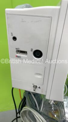 2 x Datascope Passport 2 Patient Monitors on Stands with Selection of Cables (Both Power Up) *S/N TS49742A9 / TM13947-L4* - 4