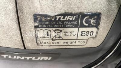 1 x Tunturi E80 Exercise Bike (Missing Seat) and 1 x Marsden Wheelchair Weighing Scales *C* - 4