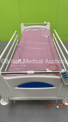 3 x Huntleigh Contoura Electric Hospital Beds with Mattresses and Controllers (2 x Power Up 1 x No Power - 1 x In Picture - 3 x In Lot) *S/N 873761 / 921963 / 921969* - 2