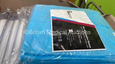 Large Quantity of Consumables Including Face Masks, Isolation Gowns, Coveralls and Overshoes - 4