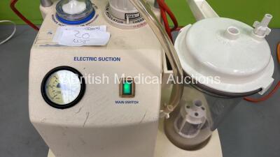 Mixed Lot Including 1 x Therapy Equipment Suction Pump (Powers Up) 1 x Seca Wheelchair Weighing Scales (Damaged) 1 x Aerosol Medical Suction Unit (Powers Up) and 1 x Seca Stand on Scales - 2