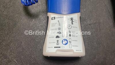 Mixed Lot Including 2 x Mindray VS-600 Patient Monitors (1 Powers Up, 1 No Power with Damage-See Photo) 1 x Alaris PK Pump (Powers Up) 2 x Covidien Filac ADA Thermometer (Both Untested Due to Possible Flat Batteries) 1 x Respironic REF 1112266 Nebulizer ( - 6