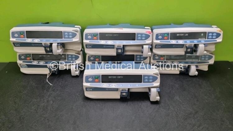 7 x Carefusion Alaris Plus GH Syringe Pumps (5 x Power Up)