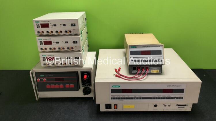 Job Lot Including 1 x Bio-Rad CHEF-DR-II Control Module, 1 x Bio-Rad CHEF-DR-III System, 3 x Bio-Rad PowerPac 300 Units and 1 x Bio-Rad Gene Pulser (All Power Up)