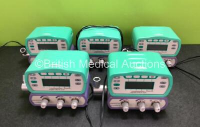 5 x Respironics Whisperflow 2 CPAP Units with Criterion Monitors and 5 x AC Power Supplies (All Power Up, 1 x Faulty Screen - See Photos)