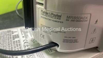 Mixed Lot Including 1 x Fisher & Paykel MR850AEK Respiratory Humidifier (Powers Up) 1 x Mitsubishi P93DW Printer (Powers Up) and 1 x Zethon Dual Footswitch - 4